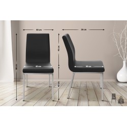 Silla de comedor negra Colmar Silla de comedor negra Colmar