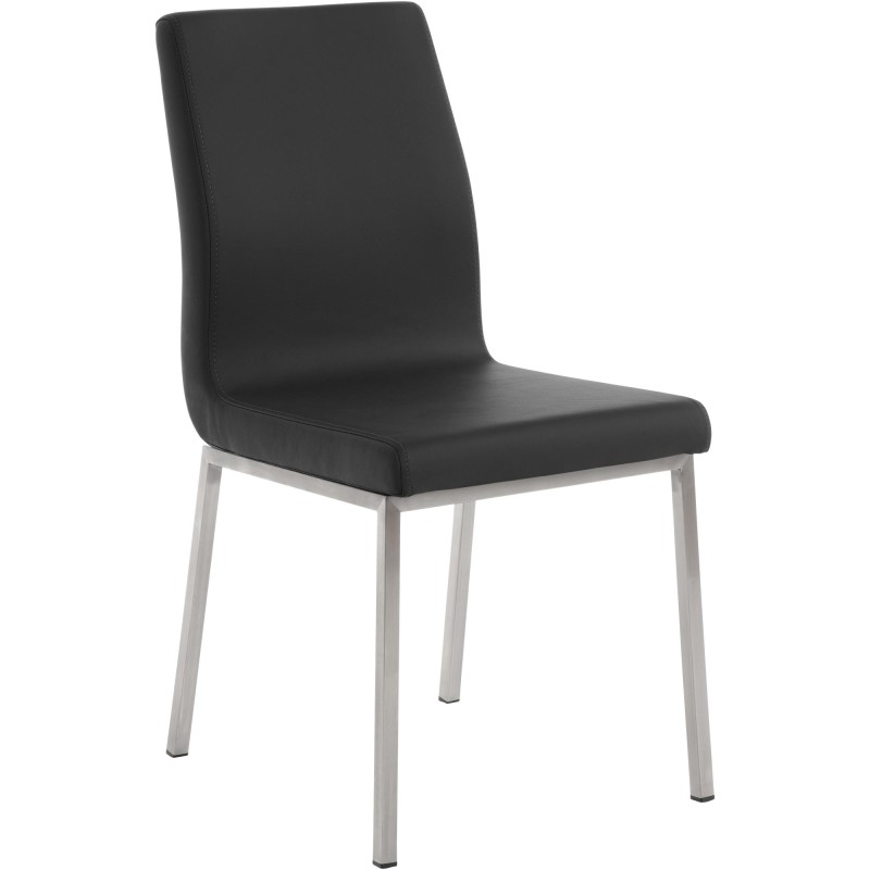 Silla de comedor negra Colmar