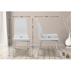 Silla de comedor blanca Colmar Silla de comedor blanca Colmar
