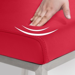 Silla de comedor roja Colmar