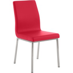 Silla de comedor roja Colmar