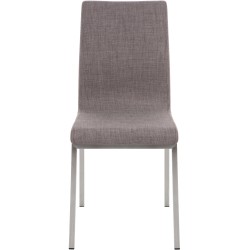 Silla de comedor Colmar en tela gris Silla de comedor Colmar en tela gris