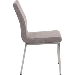 Silla de comedor Colmar en tela gris Silla de comedor Colmar en tela gris