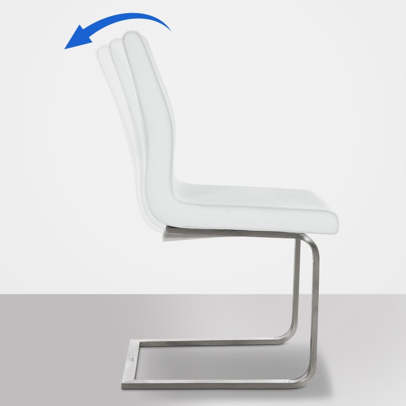 Silla de comedor blanca Belfort