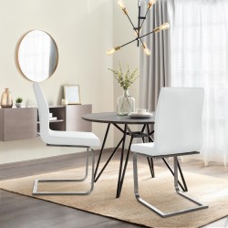 Silla de comedor blanca Belfort Silla de comedor blanca Belfort