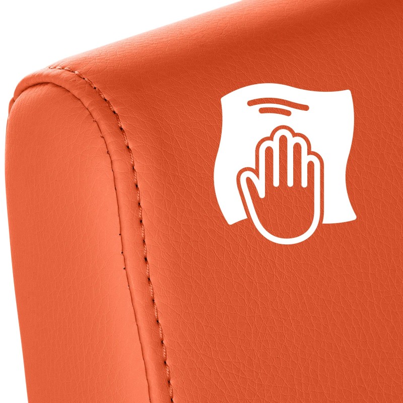 Silla de comedor Belfort naranja