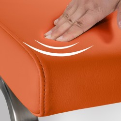 Silla de comedor Belfort naranja