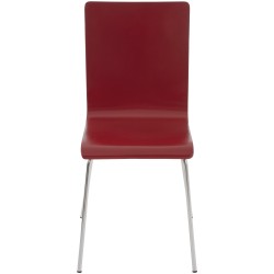 Silla de comedor roja Pepe Silla de comedor roja Pepe