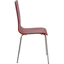 Silla de comedor roja Pepe Silla de comedor roja Pepe
