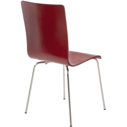 Silla de comedor roja Pepe Silla de comedor roja Pepe