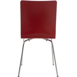 Silla de comedor roja Pepe Silla de comedor roja Pepe