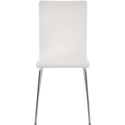 Silla de comedor blanca Pepe