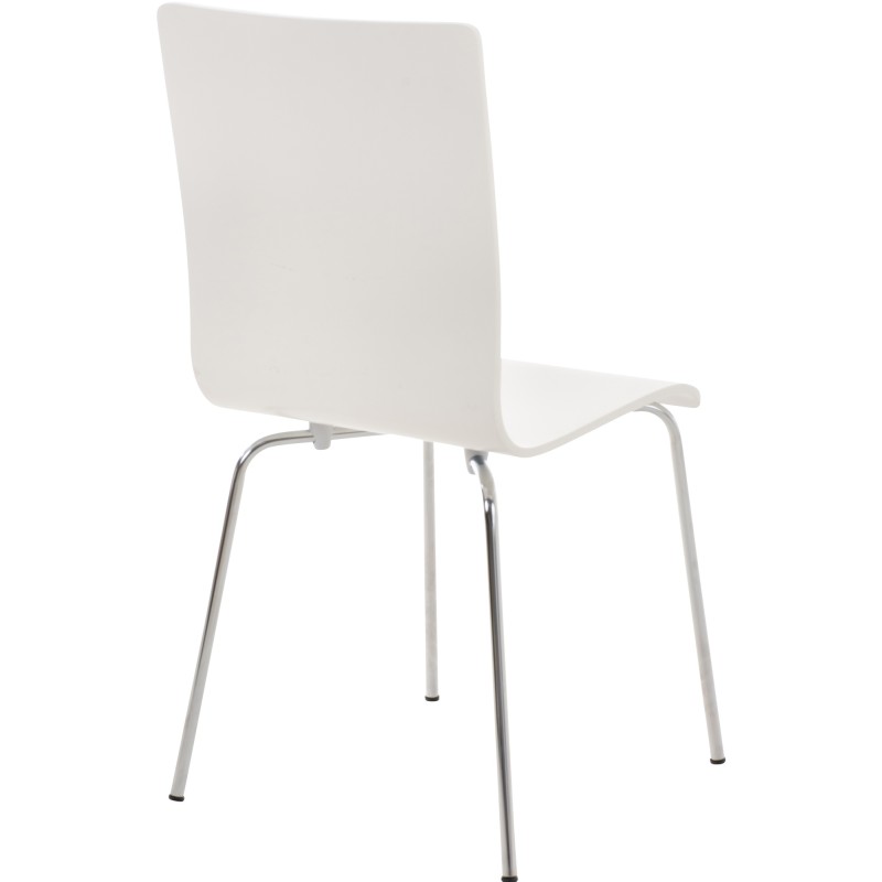 Silla de comedor blanca Pepe