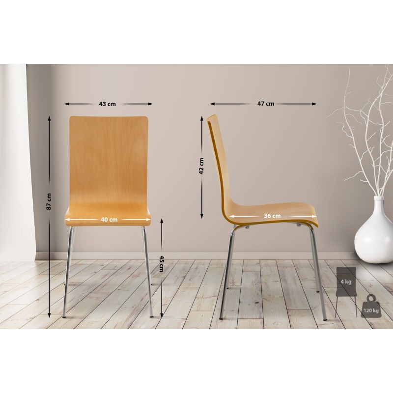 Silla de comedor Pepe Natura
