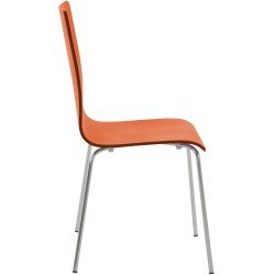 Silla de comedor naranja Pepe Silla de comedor naranja Pepe