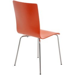 Silla de comedor naranja Pepe Silla de comedor naranja Pepe