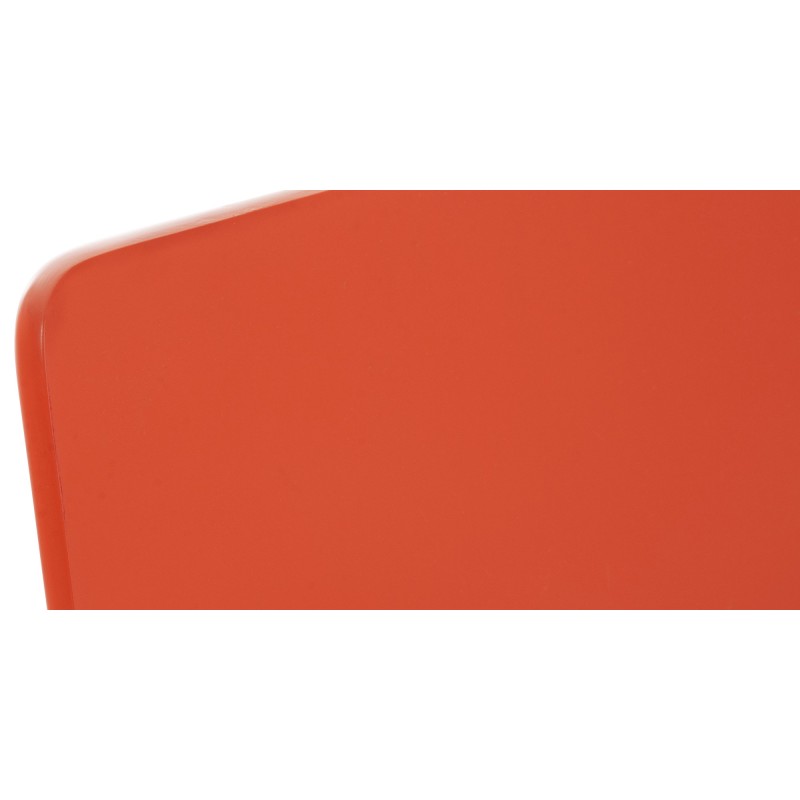 Silla de comedor naranja Pepe