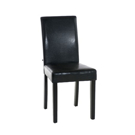 Silla de comedor negra Ina