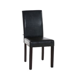 Silla de comedor marrón oscuro Ina