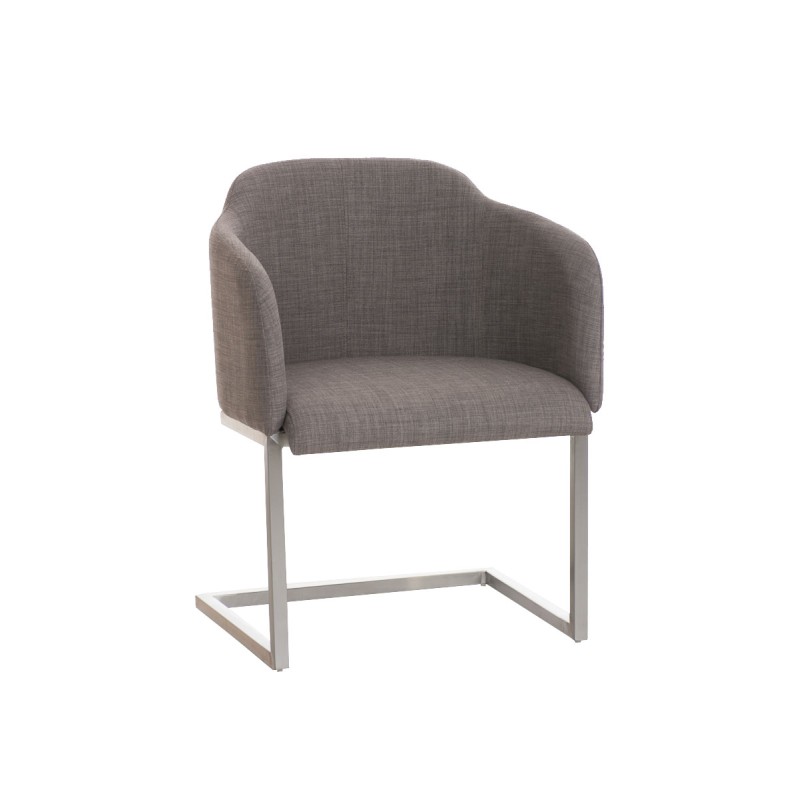Silla de comedor Magnus en tela gris Silla de comedor Magnus en tela gris
