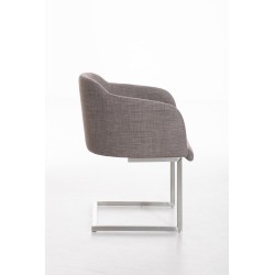 Silla de comedor Magnus en tela gris Silla de comedor Magnus en tela gris