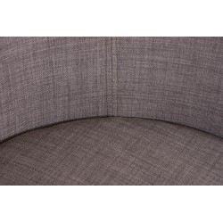 Silla de comedor Magnus en tela gris Silla de comedor Magnus en tela gris