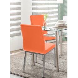 Silla de comedor Colmar naranja