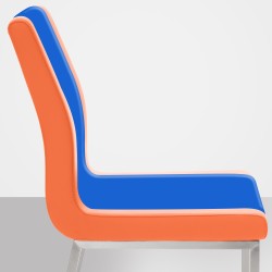 Silla de comedor Colmar naranja Silla de comedor Colmar naranja