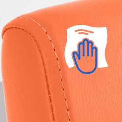 Silla de comedor Colmar naranja Silla de comedor Colmar naranja