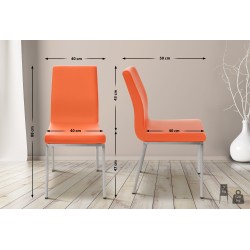 Silla de comedor Colmar naranja Silla de comedor Colmar naranja