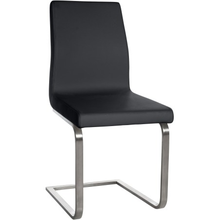 Silla de comedor negra Belfort