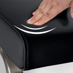 Silla de comedor negra Belfort Silla de comedor negra Belfort