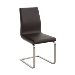Silla de comedor marrón Belfort