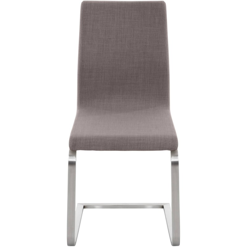 Silla de comedor Belfort en tela gris Silla de comedor Belfort en tela gris