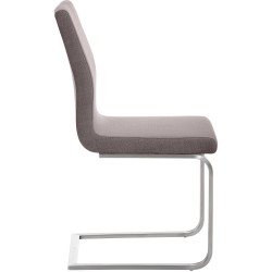 Silla de comedor Belfort en tela gris Silla de comedor Belfort en tela gris