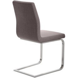 Silla de comedor Belfort en tela gris Silla de comedor Belfort en tela gris