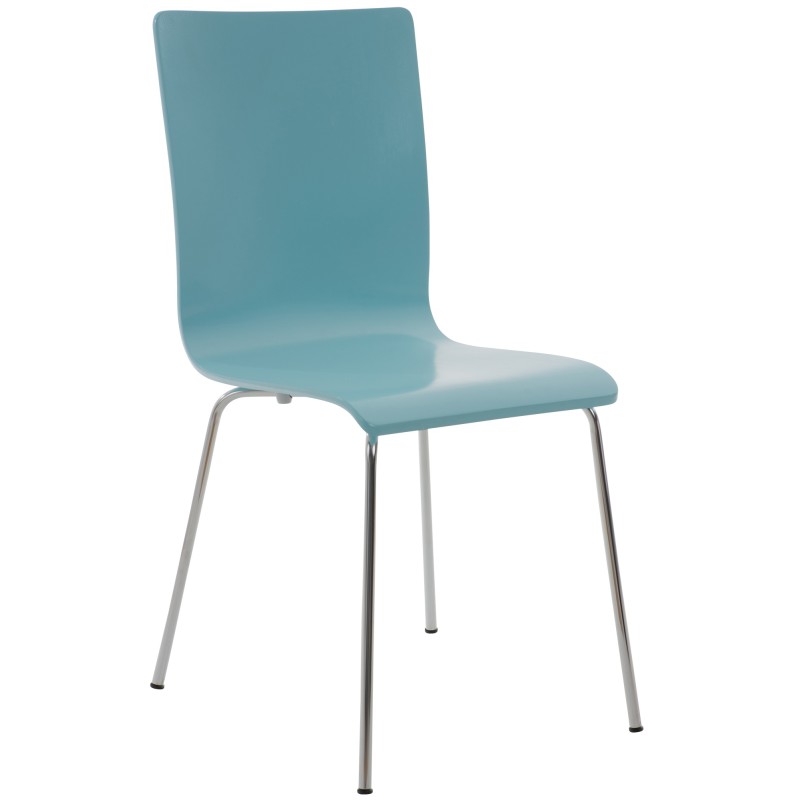 Silla de comedor Pepe azul claro Silla de comedor Pepe azul claro