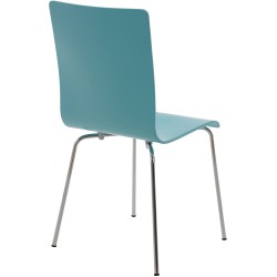 Silla de comedor Pepe azul claro Silla de comedor Pepe azul claro