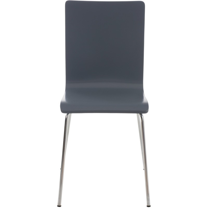 Silla de comedor gris Pepe