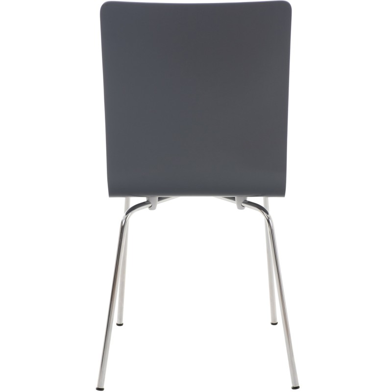 Silla de comedor gris Pepe