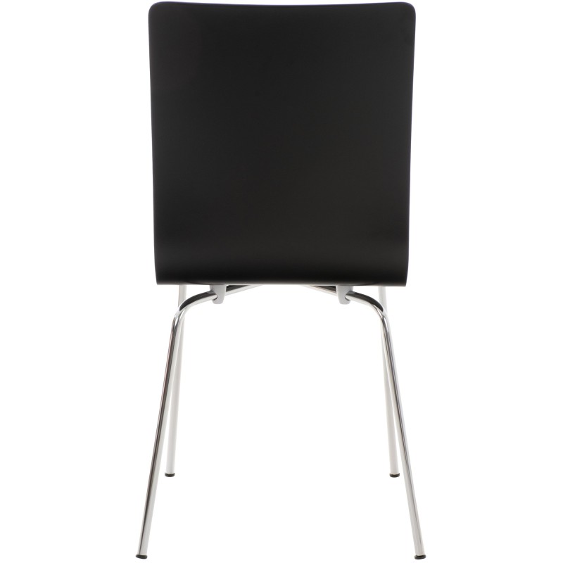 Silla de comedor negra Pepe