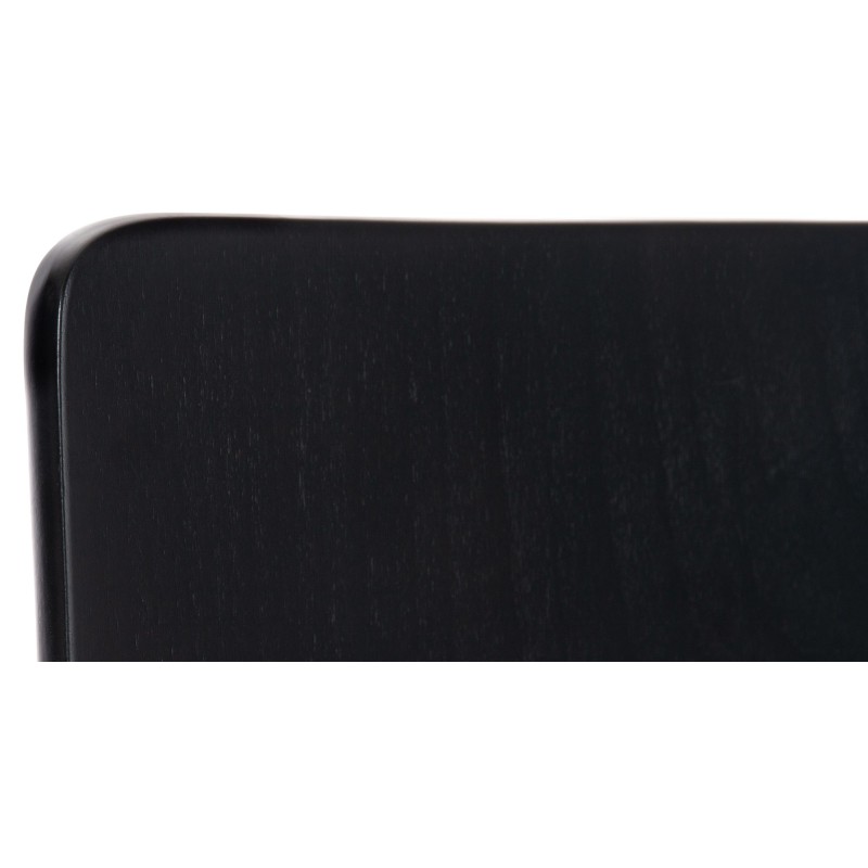 Silla de comedor negra Pepe