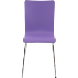 Silla de comedor morada Pepe Silla de comedor morada Pepe