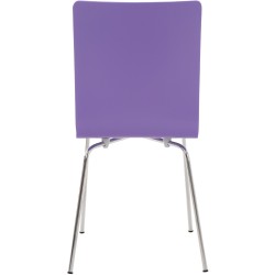 Silla de comedor morada Pepe Silla de comedor morada Pepe