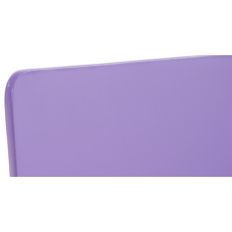 Silla de comedor morada Pepe