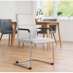 Silla de comedor blanca Seattle Silla de comedor blanca Seattle