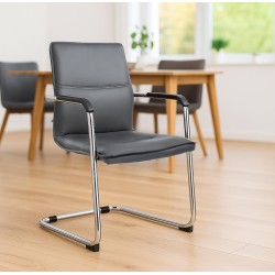 Silla de comedor gris Seattle