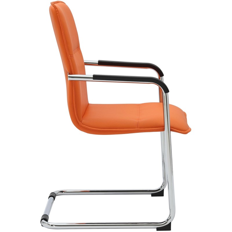 Silla de comedor naranja Seattle