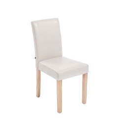 Silla de comedor Ina Natura color crema