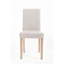 Silla de comedor Ina Natura color crema Silla de comedor Ina Natura color crema